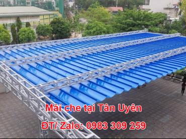 Thi công mái che tại Tân Uyên – Bình Dương
