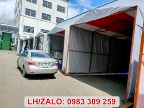 Mái hiên di động tại trường học