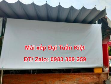 Thi công mái xếp di động tại Thủ Dầu Một - Bình Dương