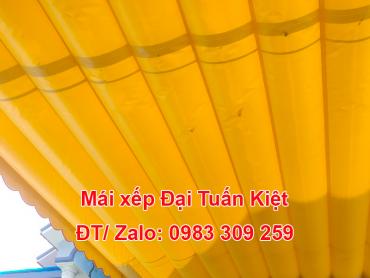 Thiết kế lắp đặt mái xếp tại Tân Uyên – Bình Dương